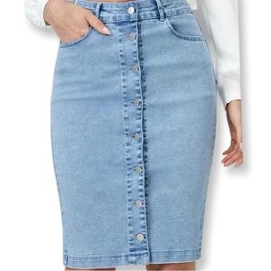 She’s Chic Denim Skirt